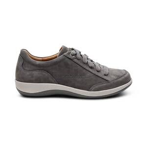 NEW AETREX women's dahlia lace up oxford shoes in charcoal